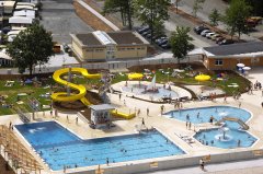 Dünenbad im Freizeitpark Monte Kaolino von oben