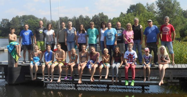 Hirschauer Schwimmer bei Segelausflug Hirschauer Schwimmer bei Segelausflug