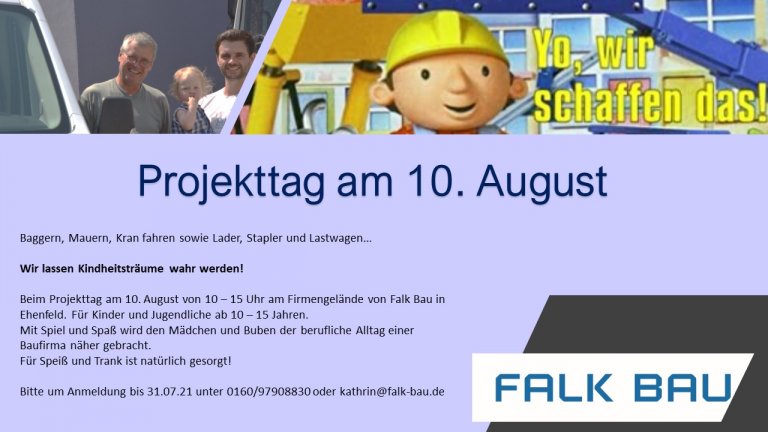 Projekttag Falk Bau