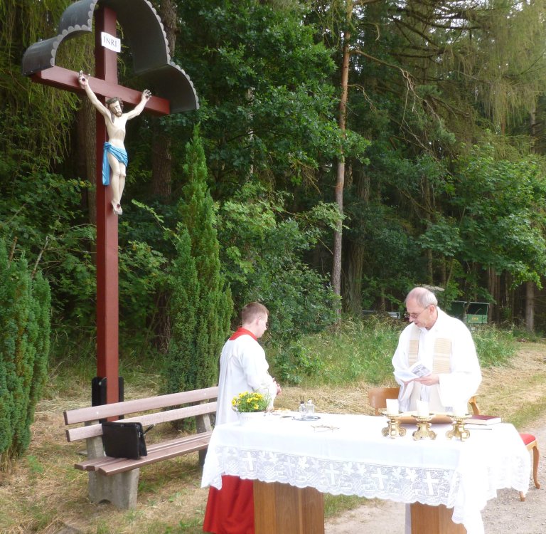 Segnung Kreuz Weiher Segnung Kreuz Weiher