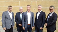 Hermann Falk Gratulanten