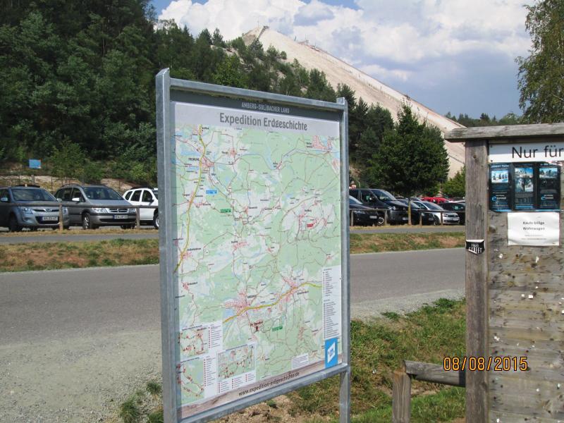 Übersichtskarte am Monte Kaolino