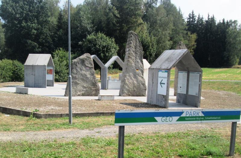 Geoparkstation am Verbindungsweg Monte Kaolino - Kalvarienberg